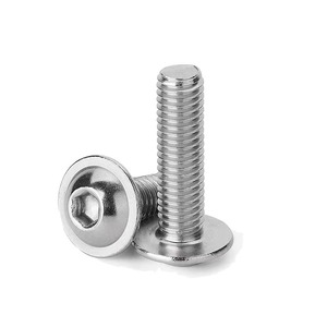 304 Stainless Steel Pan Head Hex <b>Socket</b> Screw With Washer M2 To M10 Industrial Grade A2 70 ISO7380 2 - Product Image 2