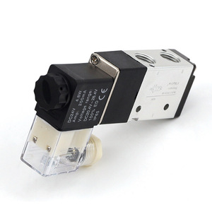 3V210-08 โซลินอยด์วาล์ว DC24V 1/4 นิ้ว แบบไพล็อต วาล์วควบคุมการใช้งานทั่วไป - Product Image 2