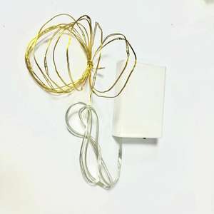 Guirnalda de Luces de Hadas con 20 LED, Cable de Cobre, Decoración Navideña para Interiores, Dormitorios y Bodas - Product Image 3