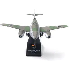ZFmodel 1:72 chasseur à réaction allemand de la seconde guerre mondiale ME-262 modèle d'avion en alliage d'imitation décoration finie véhicules jouets moulés sous pression