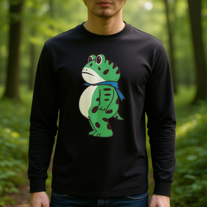 T-shirt à manches longues I Stand With Frog Vintage Frog Resist - Product Image 3