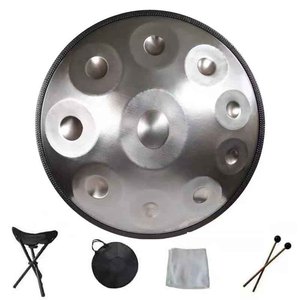 Handpan de 22 pouces <span class=keywords><strong>D</strong></span> <span class=keywords><strong>Kurd</strong></span> 440hz 432hz Ré mineur Tambour Handpan <span class=keywords><strong>9</strong></span> notes Instrument Hand Pan pour <span class=keywords><strong>d</strong></span>ébutant - Product Image 3