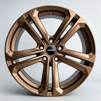 Jantes de voiture forgées monobloc à 5 branches, 15-26 pouces, finition usinée argentée, jantes en alliage avec déport personnalisé pour voitures de luxe Y004