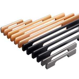 Hiện đại tối giản Vàng xử lý đen mở rộng tủ nhà bếp phòng ngủ khách sạn hợp kim nhôm kẽm Knob cho tủ quần áo cửa tủ quần áo - Product Image 2