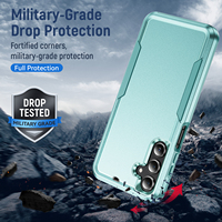 Coque de téléphone hybride 2-en-1 en TPU et PC, antichoc, pour Samsung Galaxy A17/16/27/26/37/36/57/56 4G/5G – Vente en gros OEM/ODM