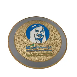 Khalifa Souve Cheap Kuwait Iraq Souvenir Souvenir Coin Antique Silver Free Design Zinc Alloy Metal Brass Opp Europe TT Printing