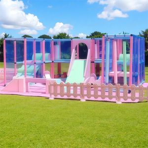 Personnalisable princesse fille Soft Play Naught Castle intérieur/extérieur équipement de terrain de jeu modulaire pour les fêtes d'enfants location d'événement - Product Image 5
