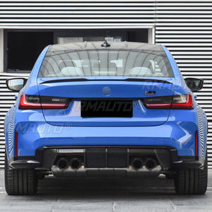 Alerón Trasero para BMW Serie 3 G20 320i 325i 330i M3 2019+ Negro Brillante, Alerón de Maletero, Embellecedor de Tapa de Maletero, Divisor de Labio - Product Image 4
