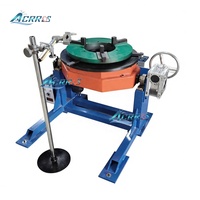Positionneur de soudage 600 kg avec inclinaison à 90 degrés, trou traversant de 240 mm, mandrin 500 et support à rouleaux réglable