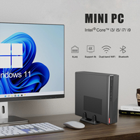 Mini PC portable OEM personnalisé en usine, Core I3 I5 I7, boîtier de PC de bureau Barebone Mini ITX