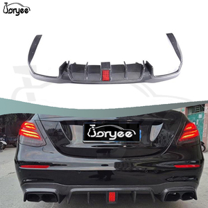 Joryee, difusor trasero de fibra de carbono, Kit de escape de cuerpo, piezas de alerón de coche para <span class=keywords><strong>Mercedes</strong></span> Benz Clase E W213 2016-2018, accesorio de afinación - Product Image 2