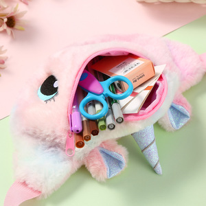 <span class=keywords><strong>Marsupio</strong></span> moda bambini borsa occhi grandi cartoni animati peluche tracolla cintura <span class=keywords><strong>marsupio</strong></span> chiusura con cerniera regali per bambini - Product Image 4