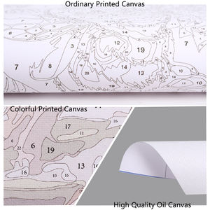 Pintura por Números al por Mayor sin Marco, Kit de Pintura por Números DIY, Arte en Lienzo de Mujer para Decoración <span class=keywords><strong>del</strong></span> Hogar - Product Image 4
