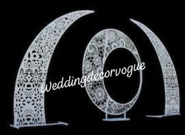 Mandap moderne luxueux en fibre de verre pour mariage avec source de lumière LED pour la décoration de la scène du jardin de la salle de banquet - Product Image 2