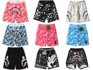 Pantalones Cortos Deportivos para Jóvenes con Estampado de Tiburón, Transpirables, Cintura Elástica, Brillan en la Oscuridad, para Playa - Product Image 1