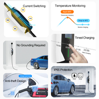 Chargeur rapide portable pour voiture électrique 40A 9KW, fourni par l'usine, fabricants de chargeurs mobiles intelligents AC EV TYPE 1, chargeur portable pour voiture électrique