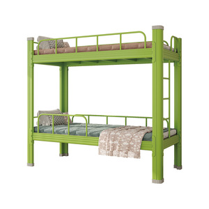 Soins de l'après-midi lits superposés à cadre en fer élevé-bas pour garçons filles maternelle lits de sieste école primaire dortoir usine directe - Product Image 5