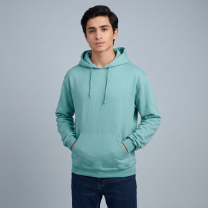 Wholesale Custom Hoodies Oversized Pullover <b>Sweatshirt</b> Blank Cotton Fleece Hoodie Casual Streetwear Hoodie for Men Women - Product Image 1