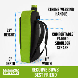 Muestra Gratuita de Funda para Arco Compuesto con Correa de Hombro Ajustable Multifuncional, Bolsa de Transporte de Gran Capacidad con Bolsillo para Flechas - Product Image 3