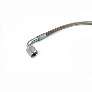 Tuyau d'huile <span class=keywords><strong>turbo</strong></span> haute <span class=keywords><strong>pression</strong></span> en acier inoxydable doublé de PTFE AN4 droit/90 °   Accessoires - Product Image 4