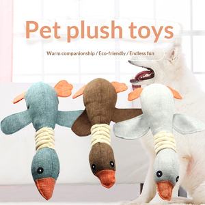 UniLink OEM & ODM Nieuwe Linnen Hondenspeelgoed Ruitpatroon Wilde Gans Geluidsbestendig Tandenreiniging Hond Kat Benodigdheden Groothandel - Product Image 1