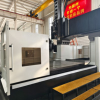 Centre d'usinage vertical CNC à portique robuste BT50 avec commande SYNTEC/Fanuc, structure rigide pour le fraisage de grandes pièces