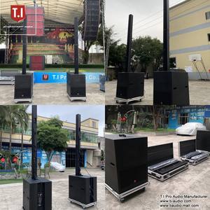 Kotak speaker kayu jangkauan penuh, 5 inci sistem suara konser dj profesional, kolom line array dalam ruangan luar ruangan - Product Image 5