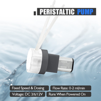 Système de transfert de liquide pour café LEFOO Compact 3V 6V 12V Micro Flow 2ml/min pour machines à café commerciales, mini pompe péristaltique