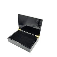 Boîte de luxe en bois pour Piano finition laque, coffret cadeau de ramadan avec photo sur le dessus