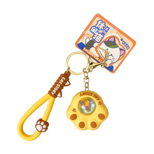 2025พวงกุญแจยางสำหรับผู้หญิง, พวงกุญแจพระอาทิตย์ตกสวยประณีตของขวัญเล็กๆที่แขวนตกแต่งด้วยการระเหิดของผู้ชาย3D - Product Image 1