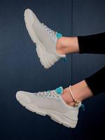 Chaussures de sport bon marché baskets chaussure, filles crochet et boucle attache à lacets conception lettre graphique chaussures de course légères pour le printemps