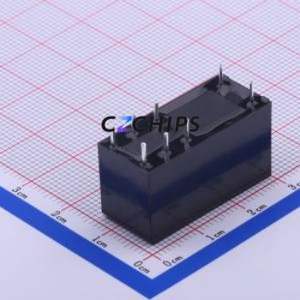 HF115F/024-2ZS4 Power Relay DIP,12.7x29mm Relay 24V 2 Changeover: 2C (DPDT-Changeover)::: 8 8A-250VAC - Product Image 2