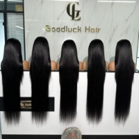 Pelucas Largas de Cabello Indio Natural 180% de Alta Densidad con Encaje Frontal HD 13x6 13x4, Pelucas Lacias de 32 34 36 38 40 Pulgadas al por Mayor