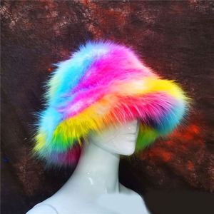 หมวกบักเก็ตปักลาย 3 มิติ ขนฟู ไนลอน กันหนาว สำหรับเล่นสกี ตกปลา ใช้กลางแจ้งในฤดูหนาว แบบ unisex มี 40 สี ขายส่ง รับสั่งทำ - Product Image 3