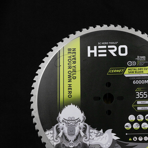 Lưỡi cưa tròn cắt khô Cermet 355mm/14in dùng cho cắt kim loại trên máy cưa cắt - HERO Tools - Product Image 6