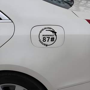 Zona <span class=keywords><strong>de</strong></span> Servicio <span class=keywords><strong>de</strong></span> Combustible, Advertencia 89 #   Pegatina Decorativa - Etiqueta <span class=keywords><strong>de</strong></span> Vinilo Resistente para la Puerta del Combustible <span class=keywords><strong>de</strong></span> Automóviles, Camiones y Autocaravanas - Product Image 3