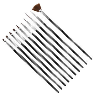 Wellflyer แปรงทำเล็บ <span class=keywords><strong>NABR</strong></span>-015แปรงขัดเล็บเจลอะคริลิค kolinsky แปรงไม้คุณภาพสูง - Product Image 1