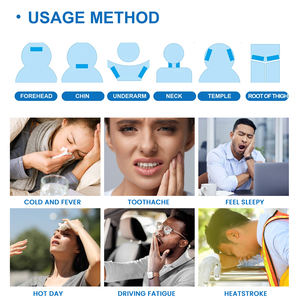 Sumifun tempelan Gel pendingin bayi, Gel pendingin efek cepat untuk pendingin bayi 7 buah/boks - Product Image 5