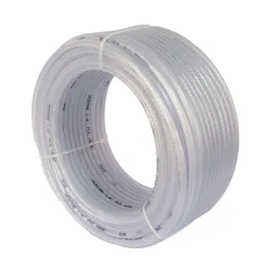 Kleiner Durchmesser Flexibler klarer PVC-Faser verstärkter Schlauch PVC-Wasser rohr Kunststoff rohr