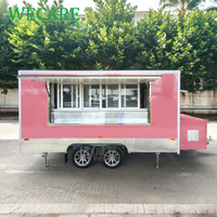 WECARE COC Sertifikalı Özel Kahve Römorku, Yiyecek Kamyonu, Fırın, Mobil Mutfak, Fast Food Römorku, Izgara Dahil Tam Donanımlı