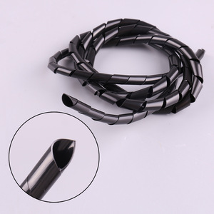 Funda Espiral para Cables de 6 mm, Material PP, Aislamiento y Protección para la Gestión de Cables - Product Image 1