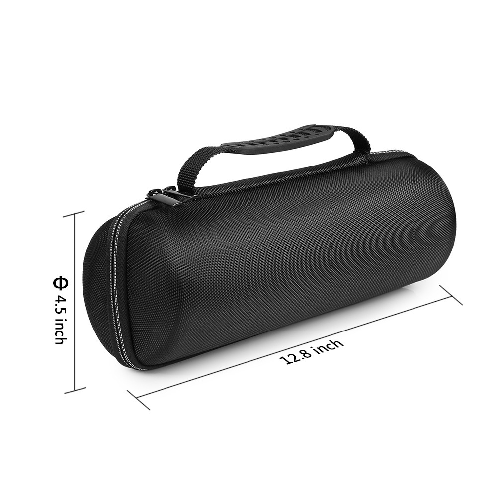 Housse De Transport étanche Pour Enceinte JBL Flip 4 - Coque EVA + Peau Silicone - Poche Pour Câble - Poignée Et Mousqueton - 10