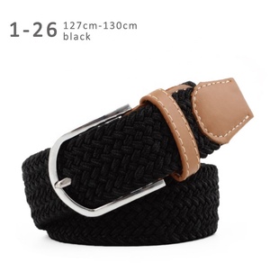 <span class=keywords><strong>Ceinture</strong></span> extensible en tricot décontractée pour femmes grandes tailles, 130 cm de long, réglable, en <span class=keywords><strong>corde</strong></span> <span class=keywords><strong>tressée</strong></span>, pour jeans pour hommes - Product Image 6