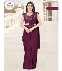 Saris Prêts-à-Porter de Qualité Supérieure pour Femmes – Designs Modernes et Traditionnels, Parfaits pour les Fêtes, Protection Solaire, Séchage Rapide, Vente en Gros - Product Image 1