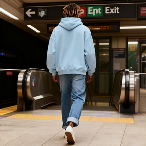 TKAN354 vente en gros de haute qualité hommes poids lourd brossé français éponge sweat à capuche zippé hiver 100% coton Logo personnalisé sweat à capuche zippé - Product Image 3