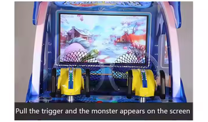 55-inch độ nét cao màn hình LCD nước Trò chơi bắn súng máy phổ trò chơi Arcade cho người lớn trẻ em Tiếng Anh nhựa sắt - Product Image 4