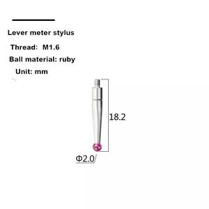 Indicador de palanca Stylus Thread M1.4/M1.6/M1.7/M1.8/M2.0 Ruby Ball Stylus Carburo Ball Stylus Sonda Punto de medición - Product Image 6