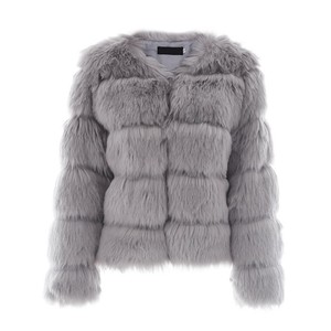 Nuovo Cappotto in Pelliccia Simil-Pelliccia di <span class=keywords><strong>Volpe</strong></span> Autunno-Inverno 2022, Cappotto Corto a Maniche Lunghe per Donna - Product Image 5