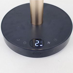 Desktop Air Cooling <b>Mini</b> <b>Fan</b> 6 Speed Modes Personal Small <b>Usb</b> Rechargeable Telescopic for Desk and Table Air Circulation Gf-22a - Product Image 2