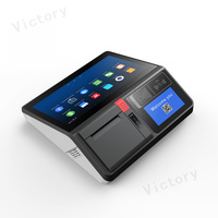 Máquina POS de pantalla táctil de 11,6 "para Marketplace, restaurante, venta al por menor, ventana Android, OEM, caja registradora personalizable, impresora integrada